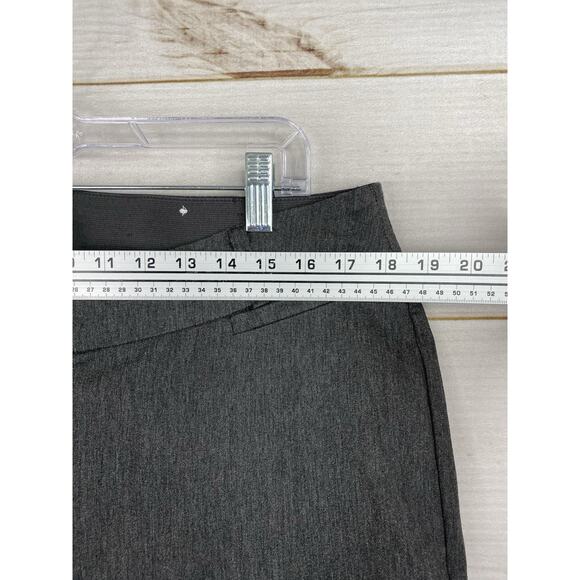 Lane Bryant The Curvy Allie Pants 16R Gray Sexy Stretch Trouser Straight Leg - Picture 6 of 11